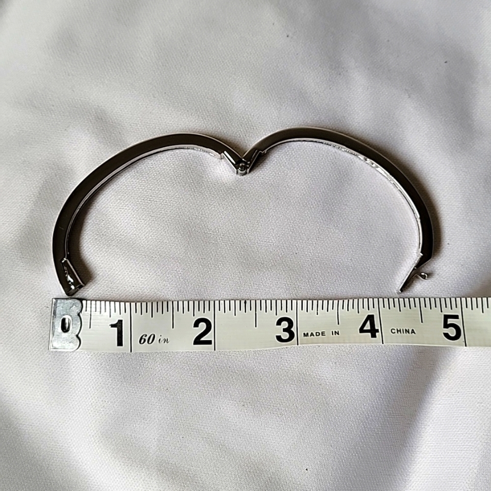 Swarovski Authentic Swan Signed Silver Crystal Hi… - image 4